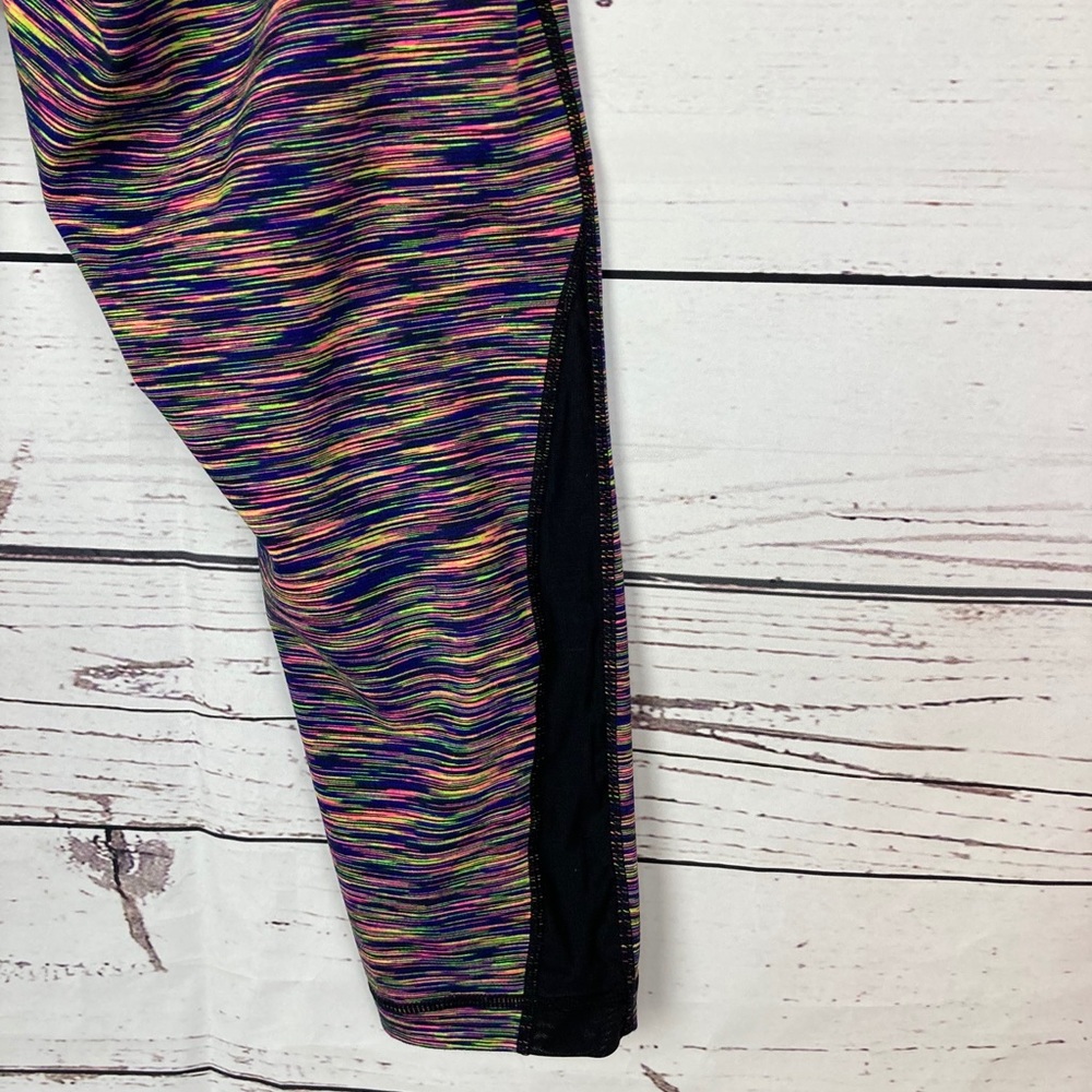 Zella Cosmic Colorful Capri Leggings Size Lg EUC - Picture 7 of 16